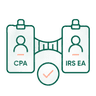 CPA and IRS Enrolled Agent credentials